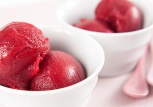 Sorbet à la fraise